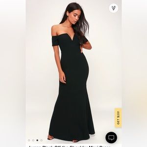 Lulus Lynne off the shoulder dress